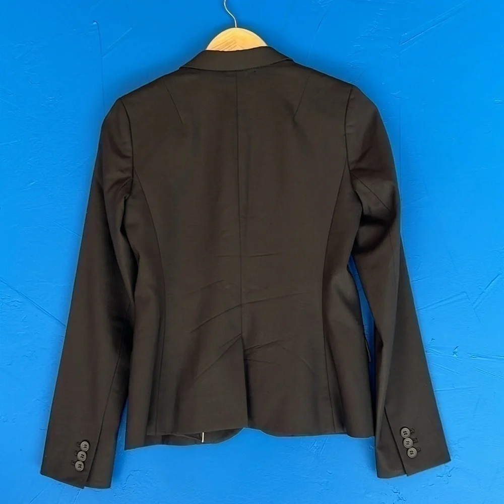 Club Monaco blazer Women’s black wool blend‎ professional office quality work